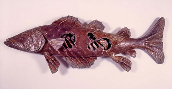 Bill Abright - Ceramic Fish-Big Fish