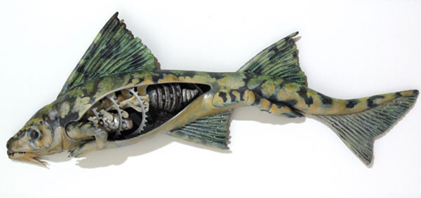 Bill Abright - Ceramic Fish-Rotation