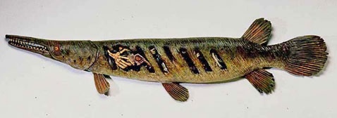 Bill Abright - Ceramic Fish - Don't tread on me