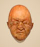 Bill Abright ceramic Mask- crusty