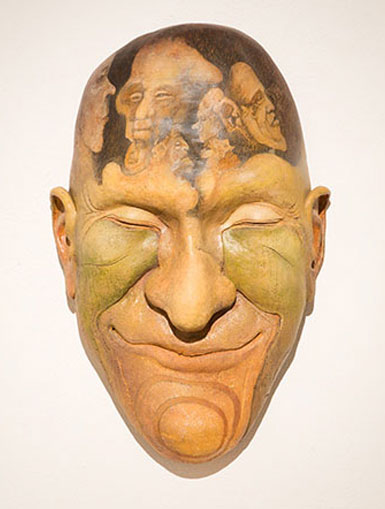 Bill Abright ceramic Mask- Imagine